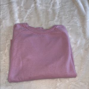 purple/pink sweatshirt